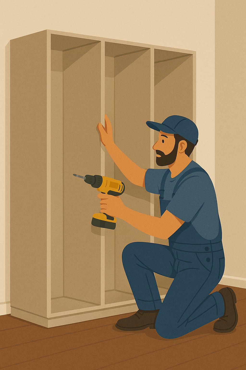 فريق نجار الكويت في العمل